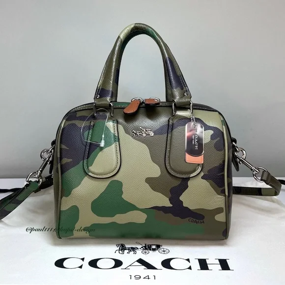 Coach | Bags | Coach Super Rare Camouflage Mini Surrey Limited